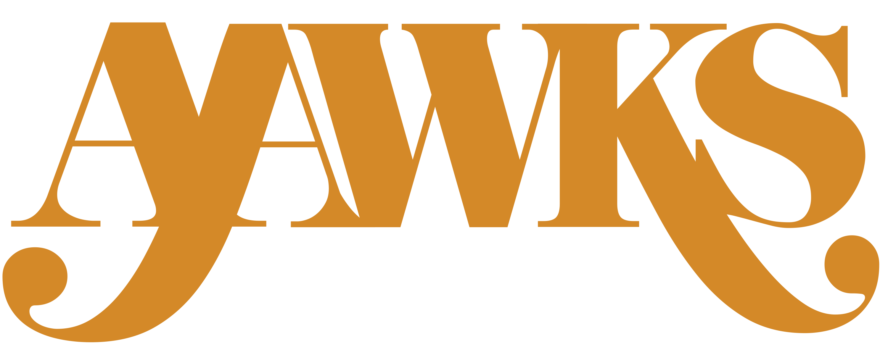 AAWKS Logo 2024 Transparent Yellow